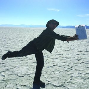 Evan Kipnis on Bonneville Salt Flats